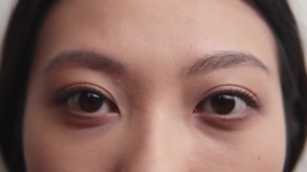 Eyes Beauty Soul Reflection Emotion Expression Vision Correction Ophthalmology Cropped — Stockvideo