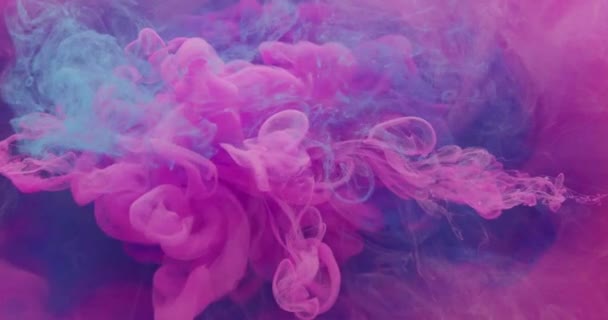 Paint Mix Water Color Smoke Blend Logo Reveal Effect Neon — Vídeo de Stock
