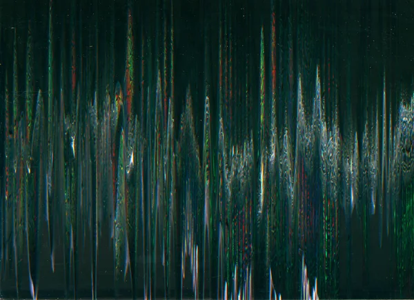 Noise Texture Background Glitch Error Signal Interference Neon Green Red — ストック写真