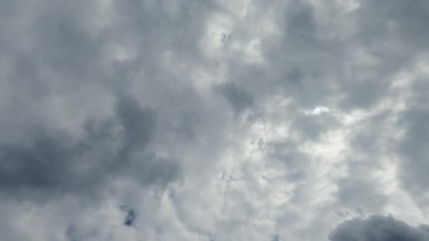 Свобода Неба Вид Воздуха Время Озона Истекло Облачная Атмосфера Белыми — стоковое видео