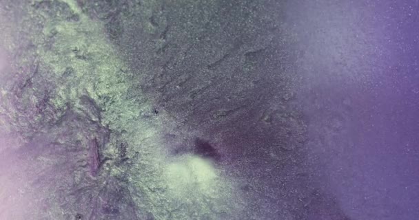Particles Background Glitter Texture Shimmering Fluid Flow Defocused Digital Lavender — Αρχείο Βίντεο