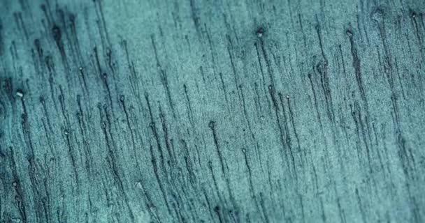 Glitter Texture Background Sparkles Flow Color Fluid Drip Defocused Blue — Αρχείο Βίντεο