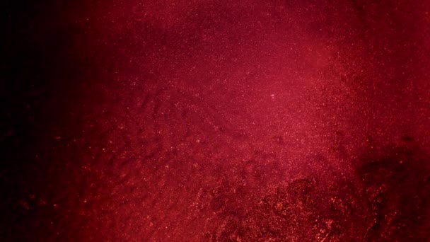 Vertical Video Particles Background Glitter Texture Sparks Floating Luscious Red — Vídeo de Stock