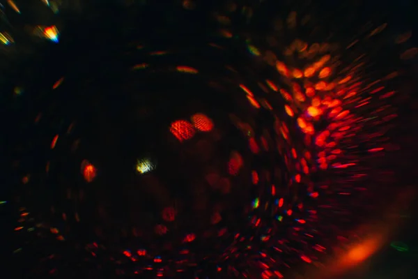 Defocused Glow Red Bokeh Abstract Art Background Colored Lens Flare — Stock Photo, Image
