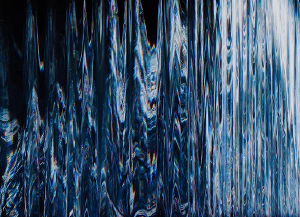 Glitch Noise Texture Digital Artifacts Frequency Error Blue White Orange — Stockfoto