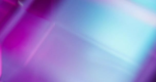 Neon Light Motion Blur Glow Abstract Background Defocused Purple Pink — Video Stock