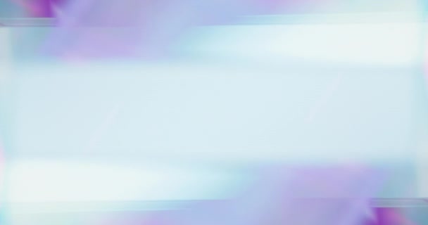 霓虹灯 白垩纪几何背景 解调的紫色蓝色白光反射抽象空间为标志 无缝圈旋转 用红色电影摄影机拍摄 — 图库视频影像