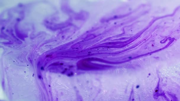 Permafrost Derretimiento Del Glaciar Fondo Hielo Morado Creativo Tiro Textura — Vídeos de Stock