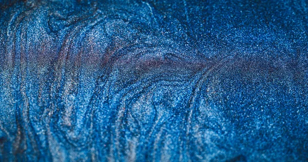 Pozadí Částic Barva Třpytu Textury Jiskřičky Mísí Vzor Rozostřené Modré — Stock fotografie