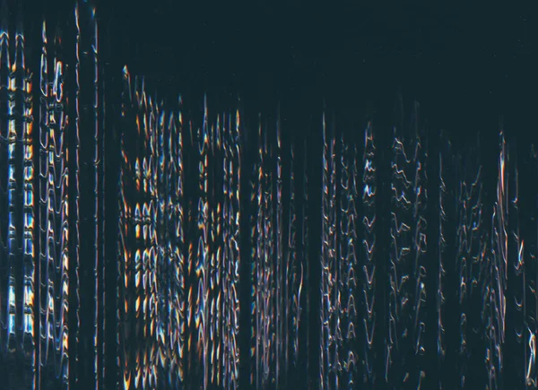 오버레이 주황색 보라색 부채꼴 웨이브 유물들이 어두운 그림에 추상적 배경에 — 스톡 사진