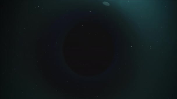 Nebula Zaman Ayarlı Kara Delik Girdabı Uzay Büyüsü Işıldayan Yıldızlarla — Stok video