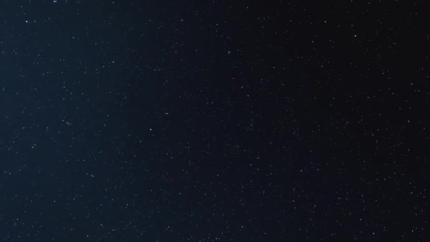 Teleskopik Gökyüzü Zaman Galaksisi Sınırsız Büyü Çeşitli Parlayan Yıldızlar Nebula — Stok video