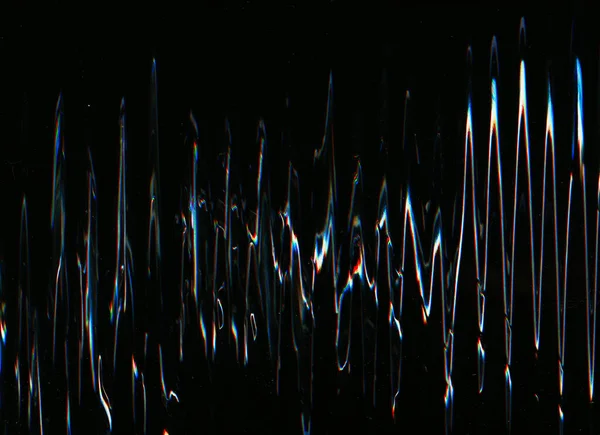 Цифровий Глюк Шум Текстури Дефект Частоти Помаранчевий Синій Колір Артефактів — стокове фото