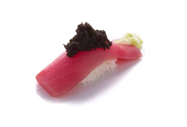 Overvolle Sushi Tonijn Maguro Een Populair Japans Eten Voor Toeristen — Stockfoto