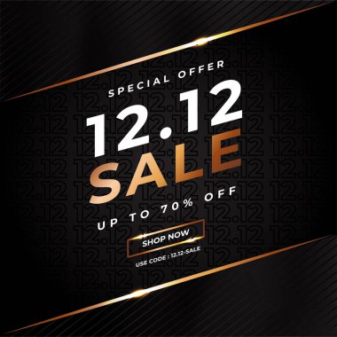 Aralık tanıtım posteri modern ve çekici görünüyor.