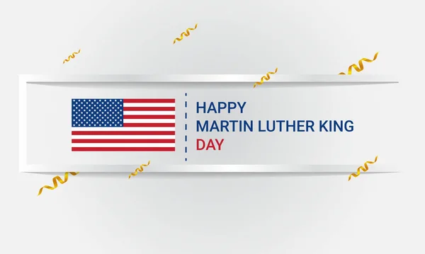 Martin Luther King Day Themed Design Perfect Posters Backgrounds Social — стоковий вектор