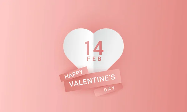 Happy Valentine Day Greeting Background Suitable Backgrounds Wallpapers Covers Social — Stockvektor