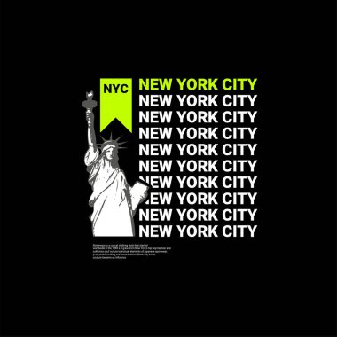 New York şehri yazı tasarımı, ekran baskı tişörtleri, giysiler, ceketler ve diğerleri için uygun