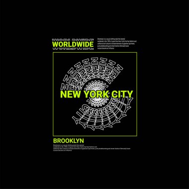 New York şehri yazı tasarımı, ekran baskı tişörtleri, giysiler, ceketler ve diğerleri için uygun