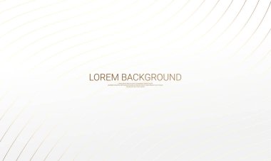 İnce altın çizgileri olan arka plan tasarımı, beyaz ve altın kombinasyonu, arka plan, posterler, duvar kağıtları ve daha fazlası için mükemmel.