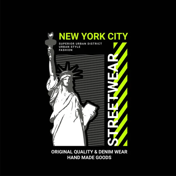 ニューヨーク市の文字デザイン スクリーン印刷Tシャツ ジャケットなどに適しています — ストックベクタ