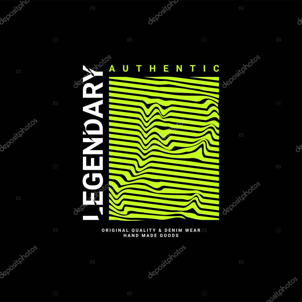 Legendary, suitable for designing clothes, t-shirts, jackets, hoodies, and more