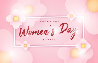Uluslararası Kadınlar Günü Kutlama Tasarımı