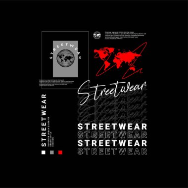 sokak giyimi t-shirt tasarımı, ekran baskısı, ceket ve diğerleri için uygun