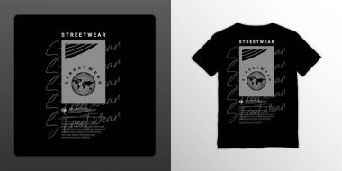 sokak giyimi t-shirt tasarımı, ekran baskısı, ceket ve diğerleri için uygun