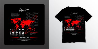 sokak giyimi t-shirt tasarımı, ekran baskısı, ceket ve diğerleri için uygun