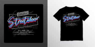sokak giyimi t-shirt tasarımı, ekran baskısı, ceket ve diğerleri için uygun