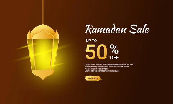 Ramadhan Försäljning Design Lämplig För Dig Som Betalar Försäljning Månaden — Stock vektor