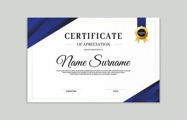 Mavi ve altın sertifikalı sınır şeması. Takdir, iş ve eğitim ihtiyaçları için