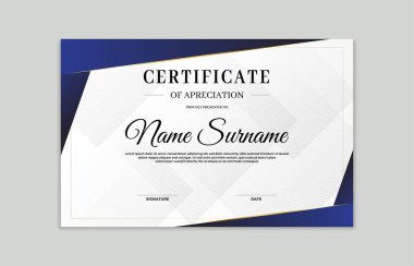 Mavi ve altın sertifikalı sınır şeması. Takdir, iş ve eğitim ihtiyaçları için