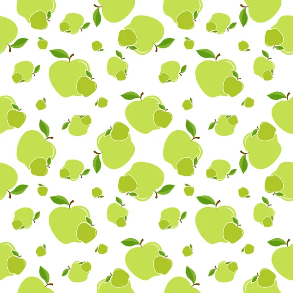 Çağdaş stili ve vektörü olan elmasız meyve deseni.