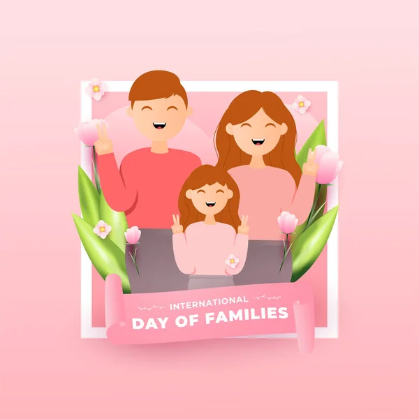 International Day Families Design — Vector de stock