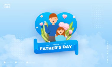 Mutlu babalar günü tasarımı, afişler, terfiler, posterler, kuponlar ve diğerleri için uygun.