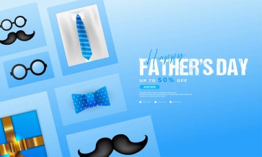 Mutlu babalar günü tasarımı, afişler, terfiler, posterler, kuponlar ve diğerleri için uygun.