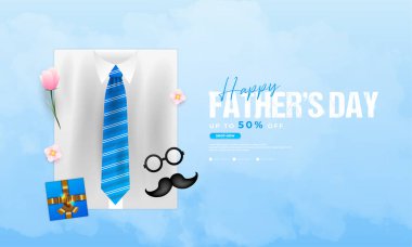 Mutlu babalar günü tasarımı, afişler, terfiler, posterler, kuponlar ve diğerleri için uygun.