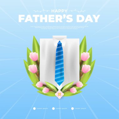 Mutlu babalar günü tasarımı, afişler, terfiler, posterler, kuponlar ve diğerleri için uygun.