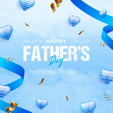 Mutlu babalar günü tasarımı, afişler, terfiler, posterler, kuponlar ve diğerleri için uygun.