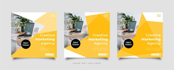 Digital marketing agency banner for social media post template