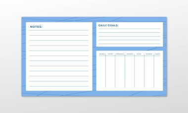 Digital planner template for every day