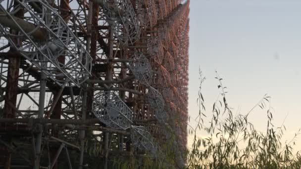 Systèmes radar à horizon Duga à Tchernobyl, Ukraine — Video