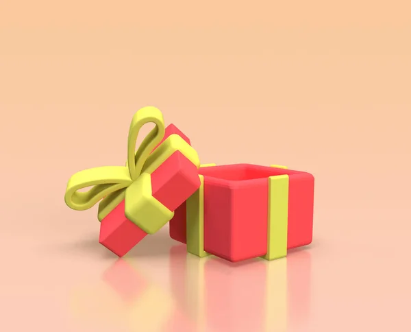 Open Gift Surprise Boxes Concept Illustration Business Idea Concept Background — Stockfoto