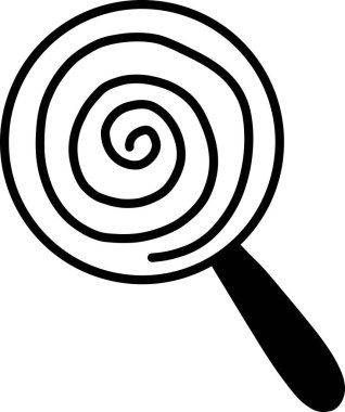 Hand Drawn halloween candy illustration isolated on background