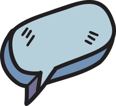 El çizimi konuşma kutusu çizimi arkaplanda izole edildi