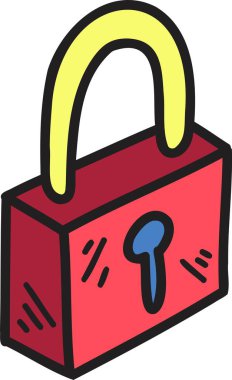 El çizimi ana anahtar çizimi arkaplanda izole edildi