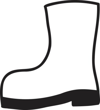 El Çizmesi Şirin Çizmeler arkaplanda izole edilmiş