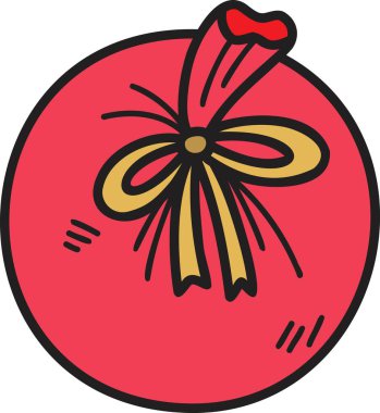 El yapımı Noel hediyesi çantaları arka planda izole edilmiş.